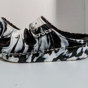 Crocs Classic Cozzzy Marbled Sandals Unisex Mens Size 8 And Women's Size 10